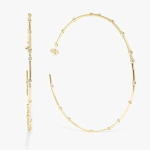 Melinda Maria 4” Big Ass gold Hoops